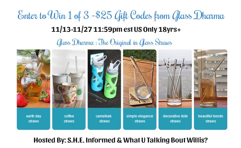 Enter to Win 1 of 3 -$25 Gift Codes from Glass Dharma (ends 11/27) glass dharma giveaway