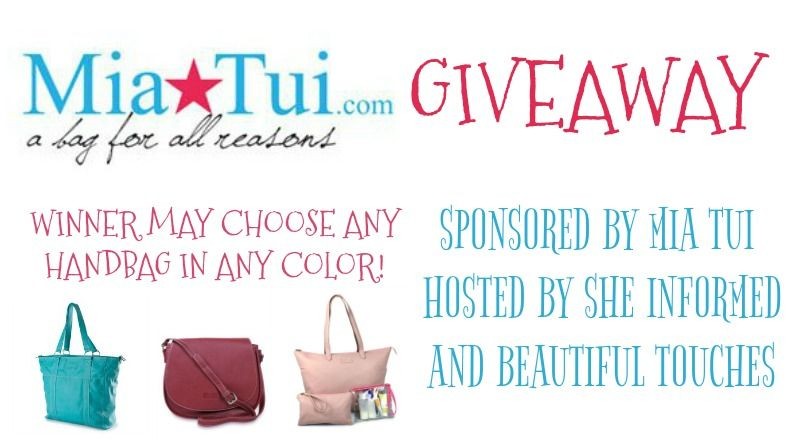 Mia Tui Handbag Giveaway